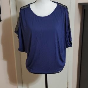 Navy Blue Blouse